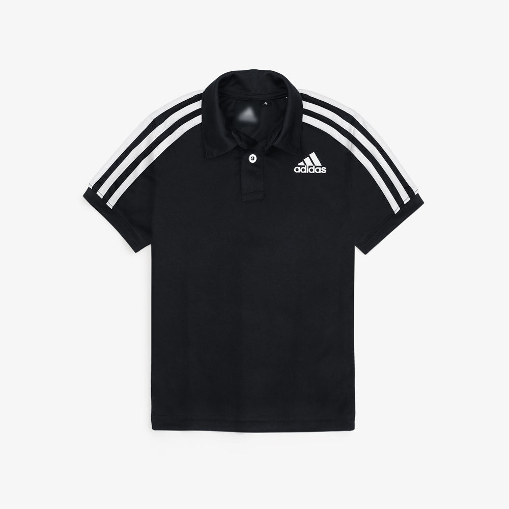 ADS KIDS DRYFIT 3 STRIPE TRACKSUIT BLACK