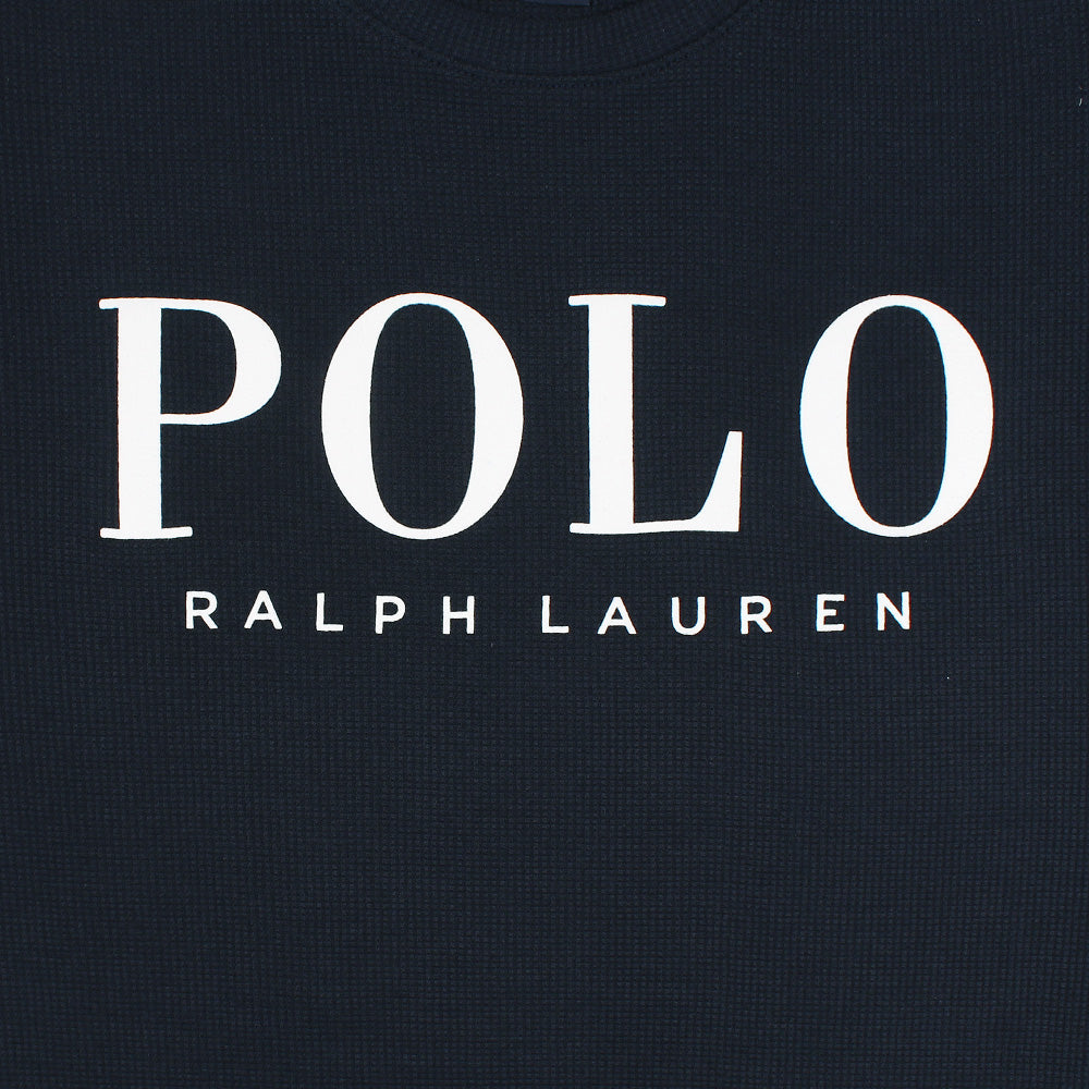 RL PREMIUM WAFFLE LOGO PONY T SHIRT NEAVY