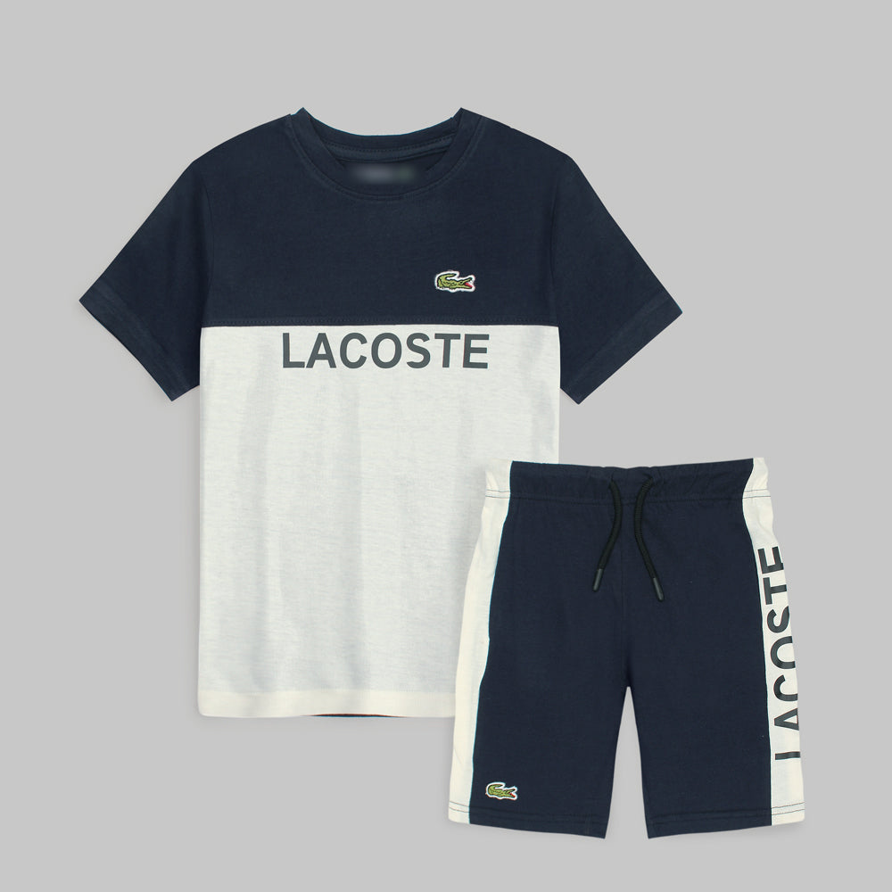 LCSTE PREMIUM COLOR BLOCK TWINSET NEAVY-WHITE