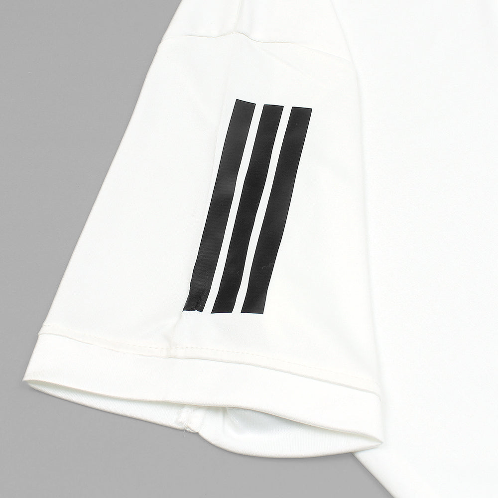 ADS PREMIUM MEN POLO STRIPE TRACKSUIT WHITE