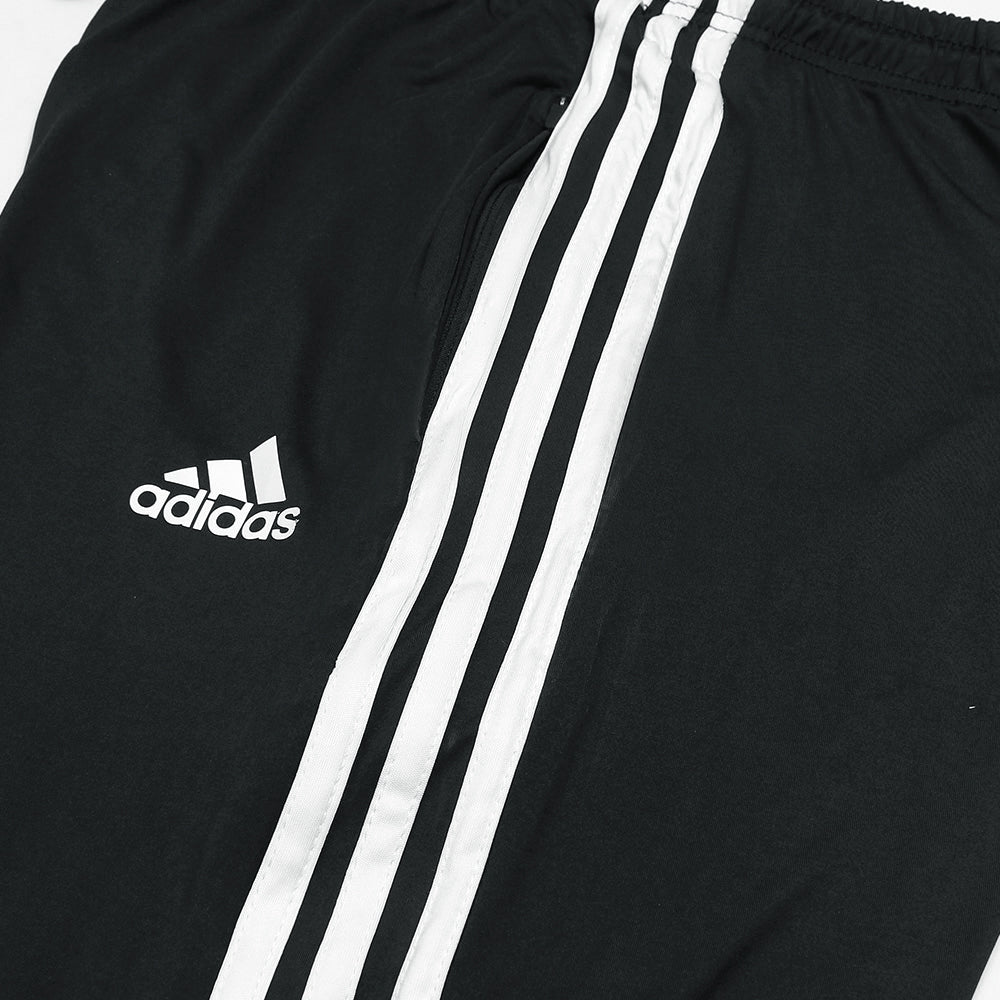 ADS PREMIUM MEN ZIP-UP POLO TRACKSUIT BLACK