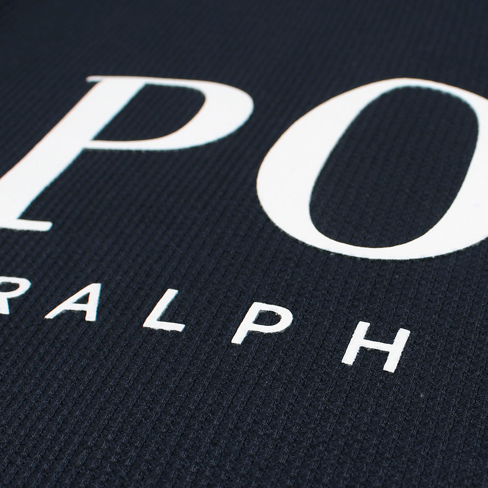 RL PREMIUM WAFFLE LOGO PONY T SHIRT NEAVY