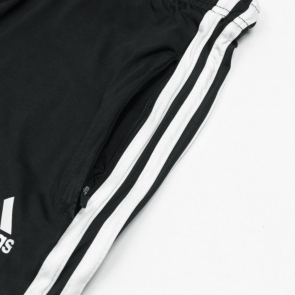 ADS PREMIUM MEN ZIP-UP POLO TRACKSUIT BLACK