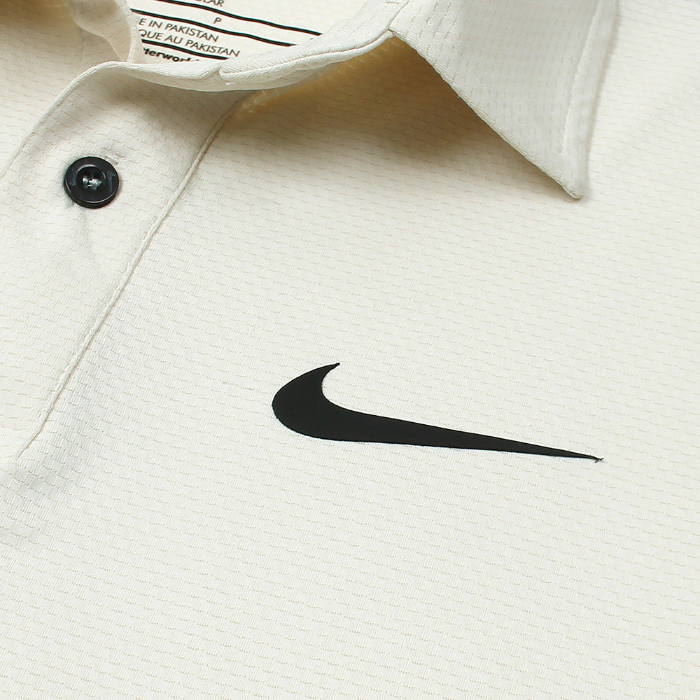 NKE IMPOTED MASCULINA STRECH POLO LIGHT CREAM