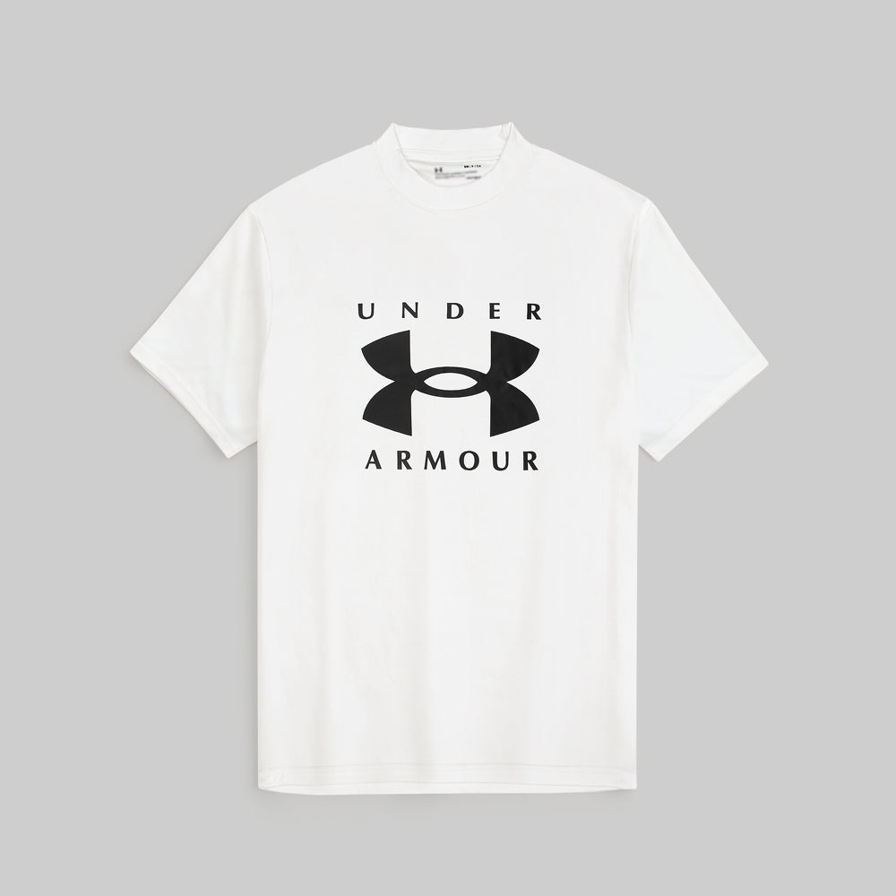 UA DRYFIT OVERSIZED POWERSTRETCH T SHIRT MEN WHITE