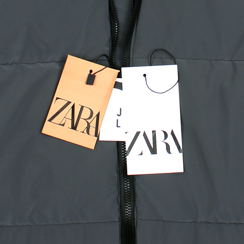 ZRA LUXURY HANDWOVEN GILLET RAW GREY