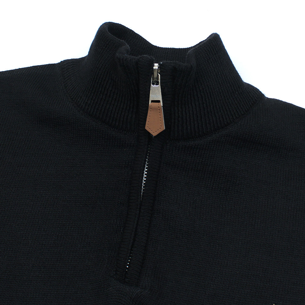 RL OXFORD HERITAGE MOCK KNIT MEN BLACK