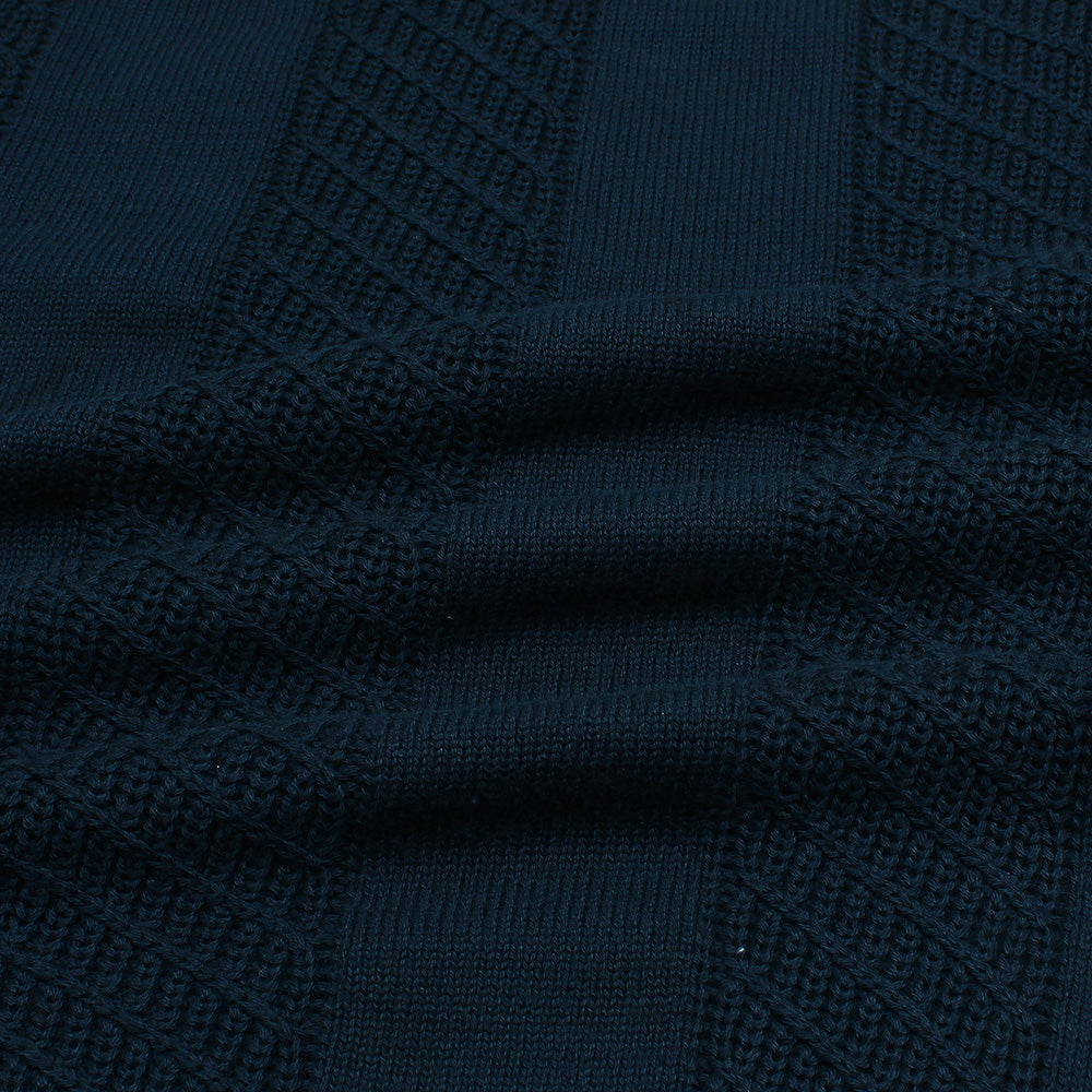 ZRA PREMIUM OLD MONEY TEXTURED CREW-KNIT MEN NEAVY