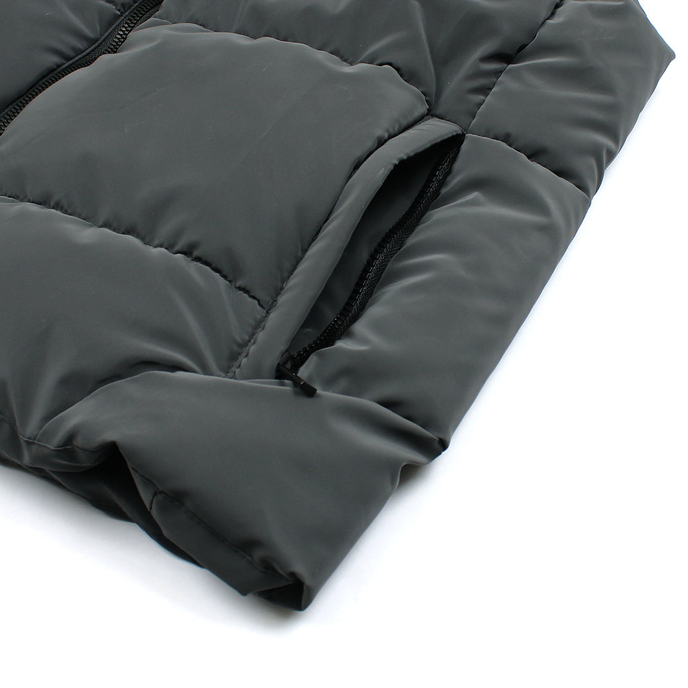 ZRA LUXURY HANDWOVEN GILLET RAW GREY