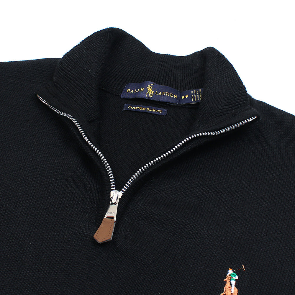 RL OXFORD HERITAGE MOCK KNIT MEN BLACK