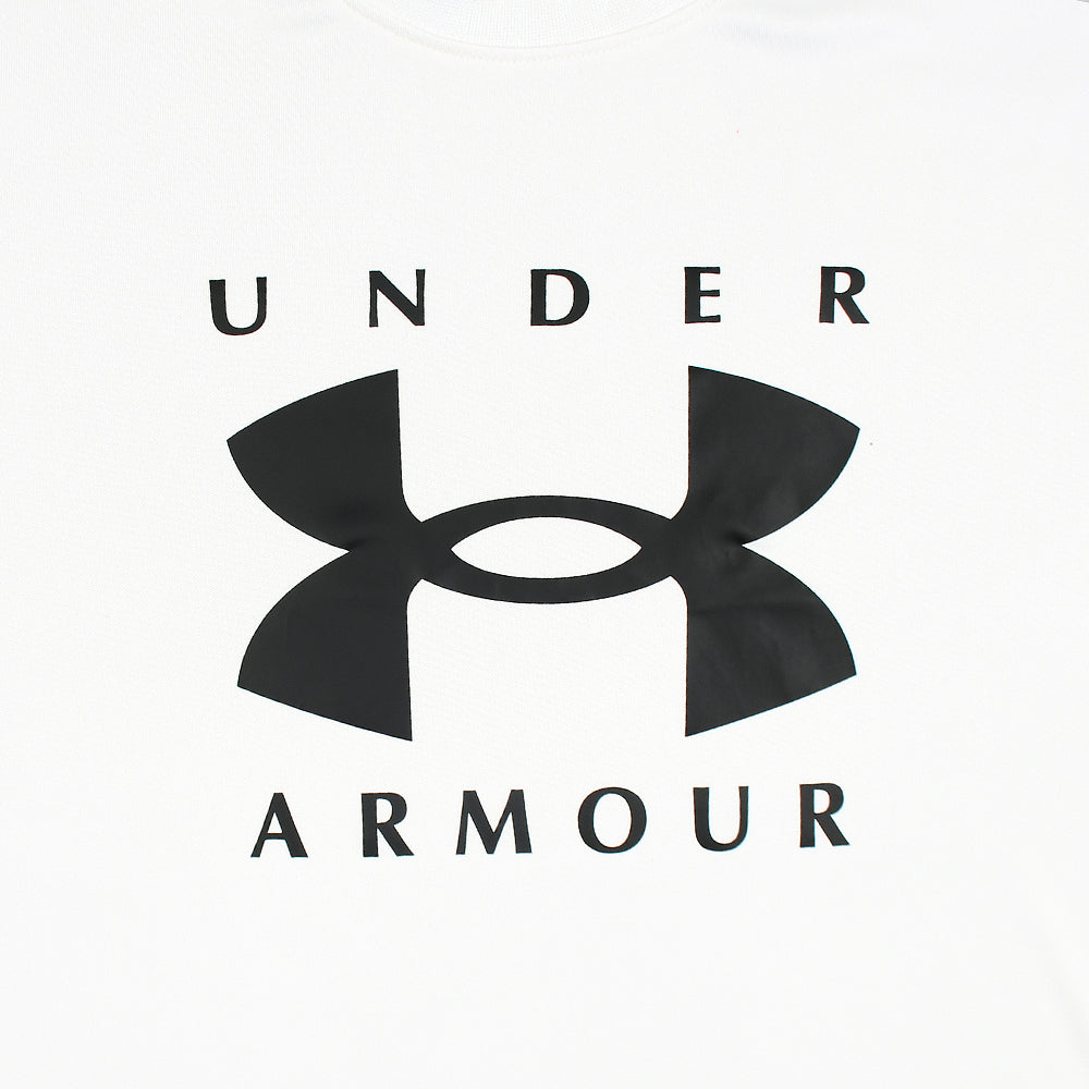 UA DRYFIT OVERSIZED POWERSTRETCH T SHIRT MEN WHITE