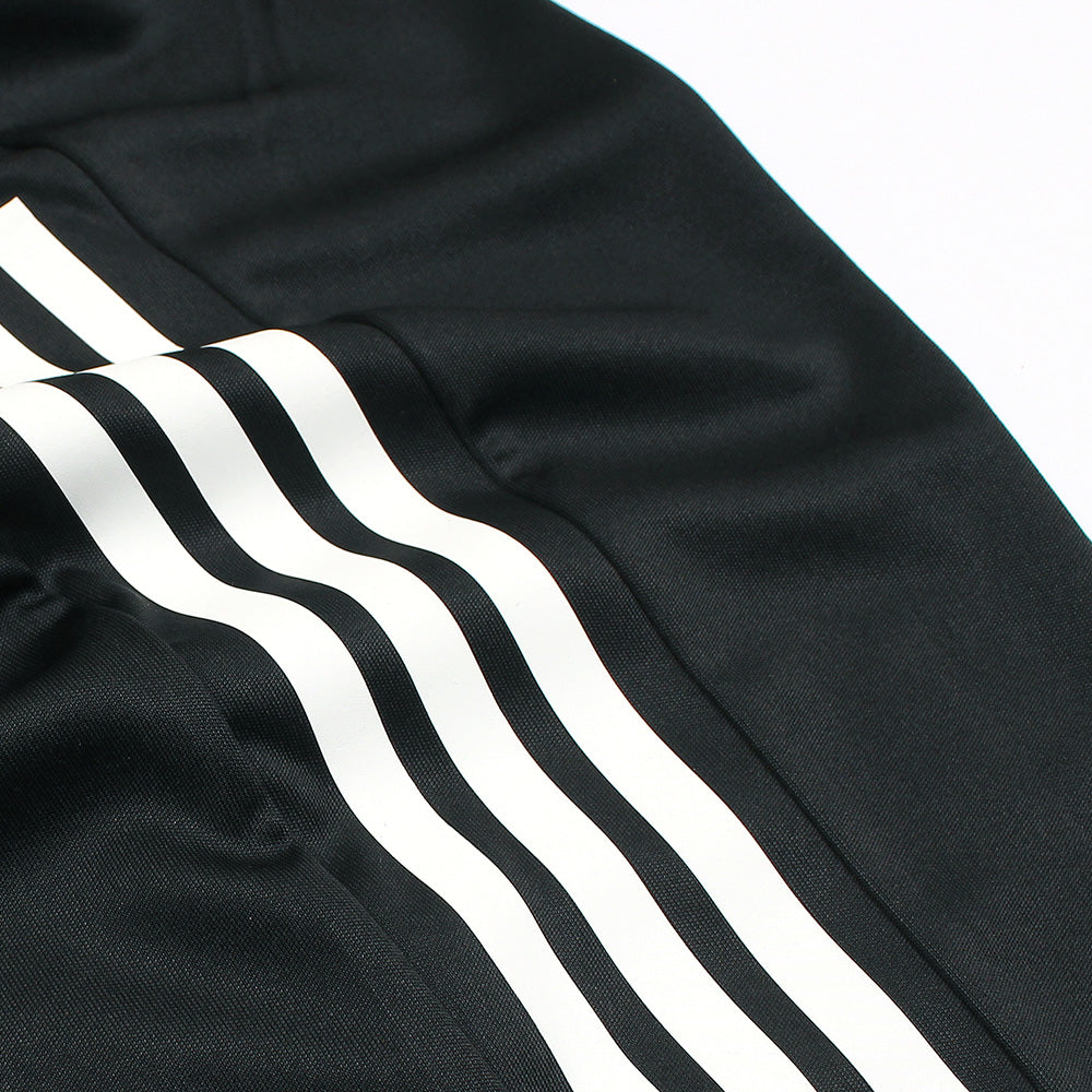 ADS PREMIUM MEN POLO STRIPE TRACKSUIT WHITE