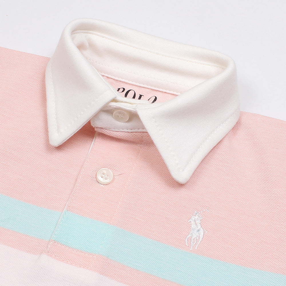 R-L PREMIUM SHORT SET GLACIER/PINK