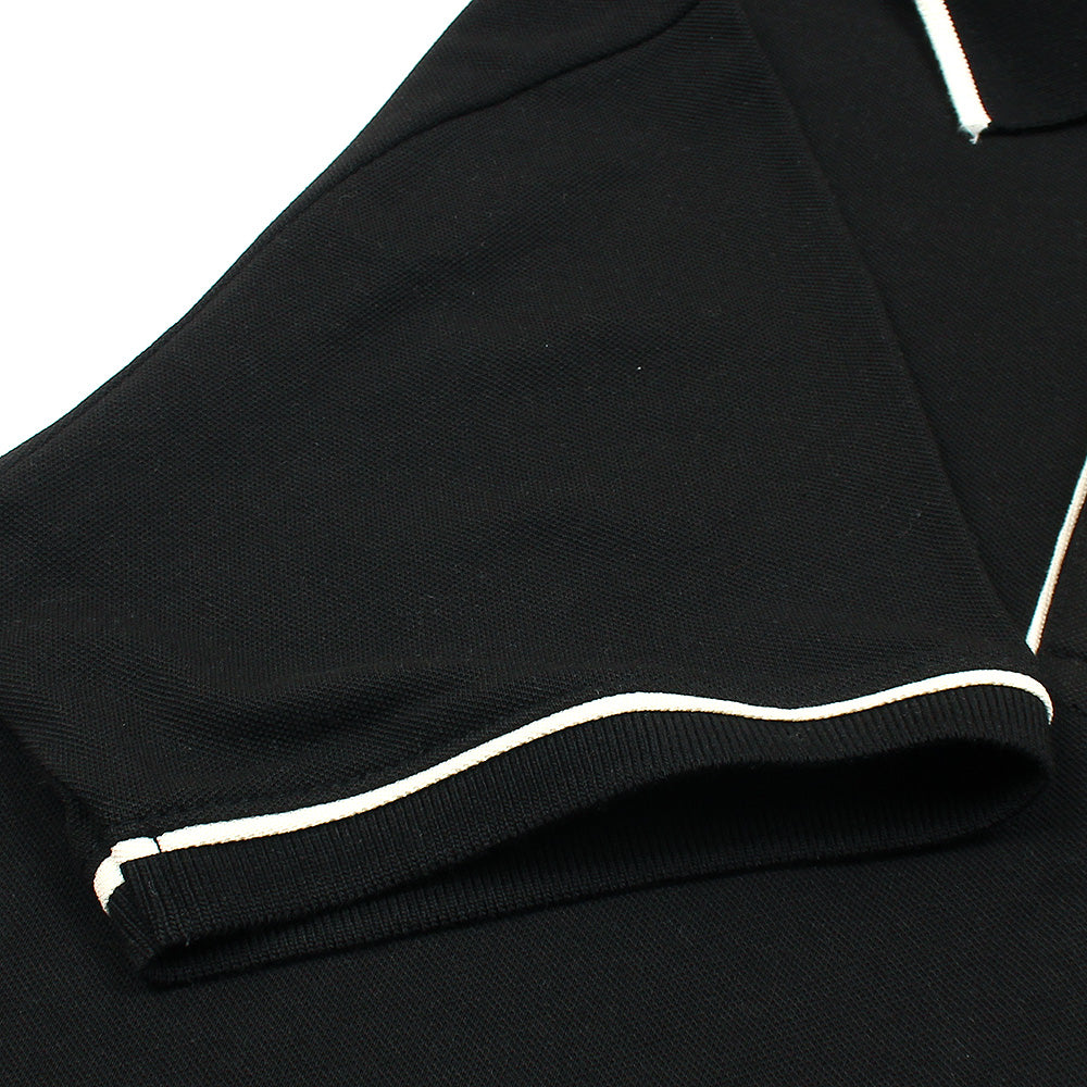 LCSTE MEN PREMIUM PARIS STRECH POLO BLACK