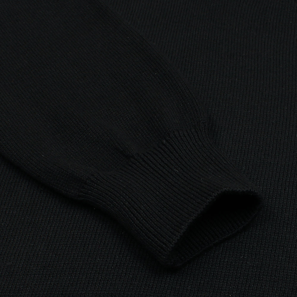 RL OXFORD HERITAGE MOCK KNIT MEN BLACK