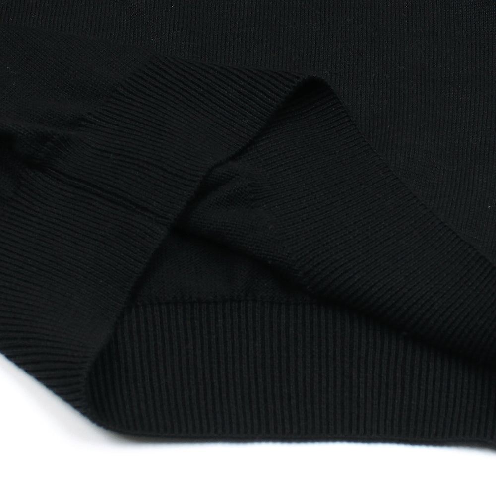 RL OXFORD HERITAGE MOCK KNIT MEN BLACK