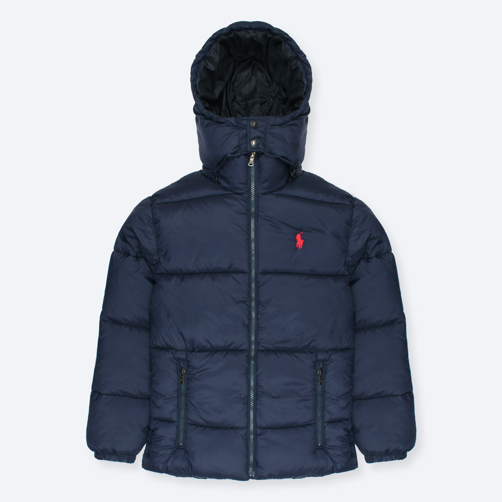 RL PREMIUM MEN DOWN HOODED PUFFER NEAVY