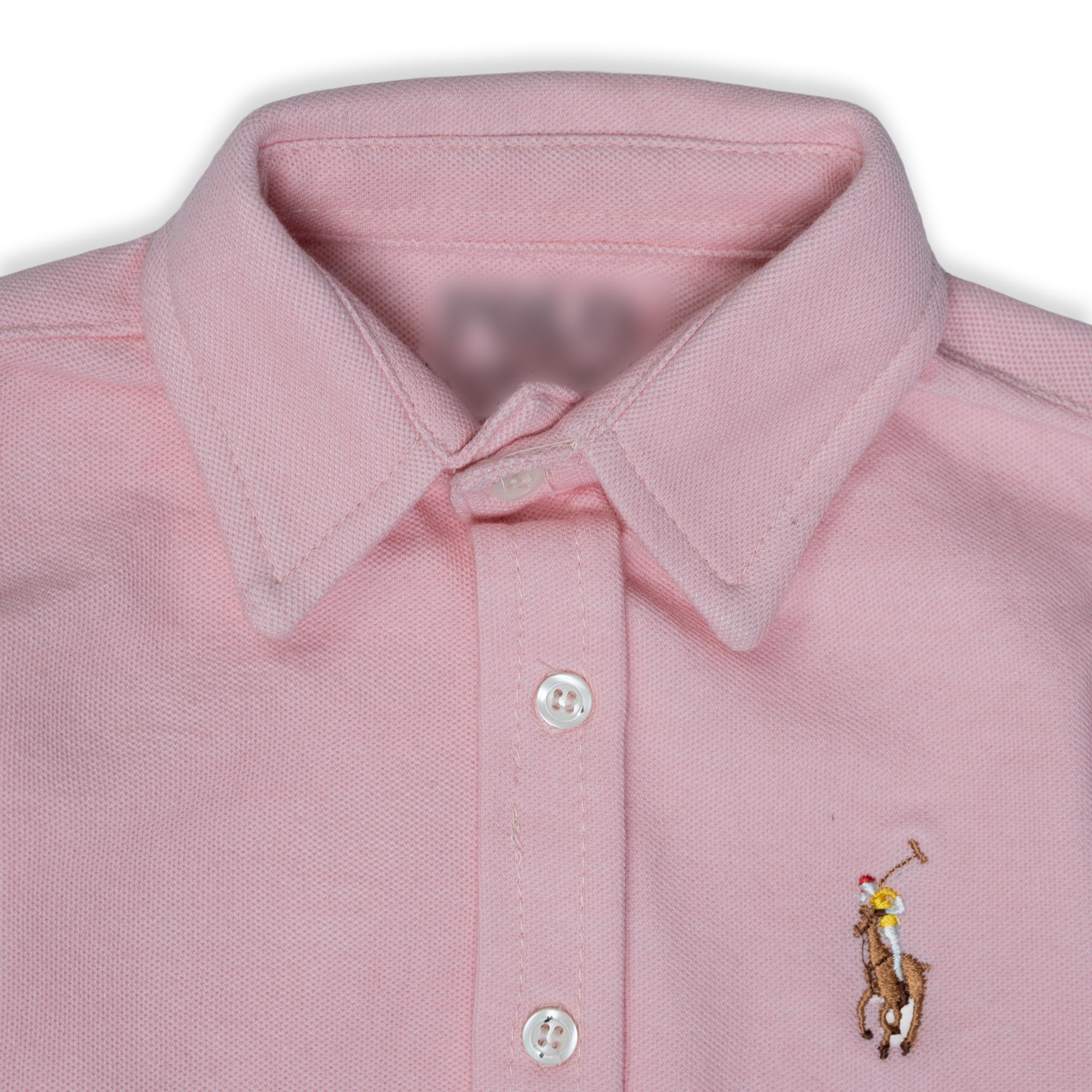 RL KIDS CASUAL HALF SLEEVE DRESS SHIRT PINK (B-PAIR)