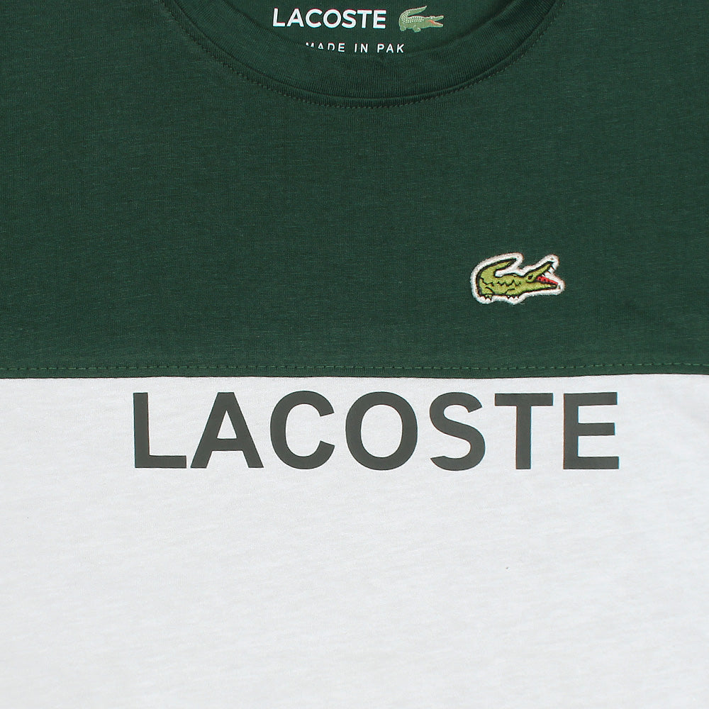 LCSTE PREMIUM COLOR BLOCK TWINSET GREEN-WHITE