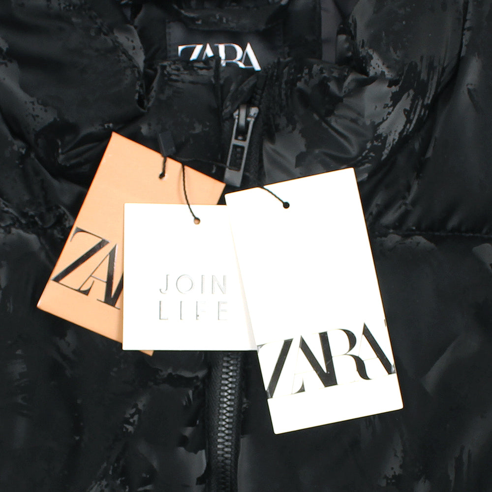 ZRA LUXURY HANDWOVEN GILLET BLACK CAMO