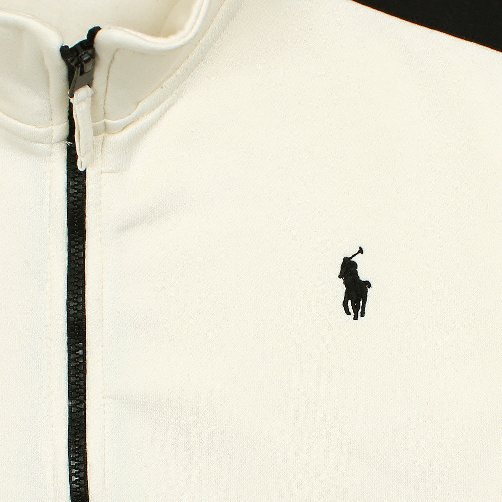 RALP LURN VINTAGE SOFT COTTON TWO TAP TRACKSUIT CREAM