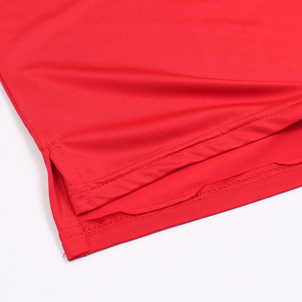 ADS PREMIUM MEN ZIP-UP POLO TRACKSUIT RED