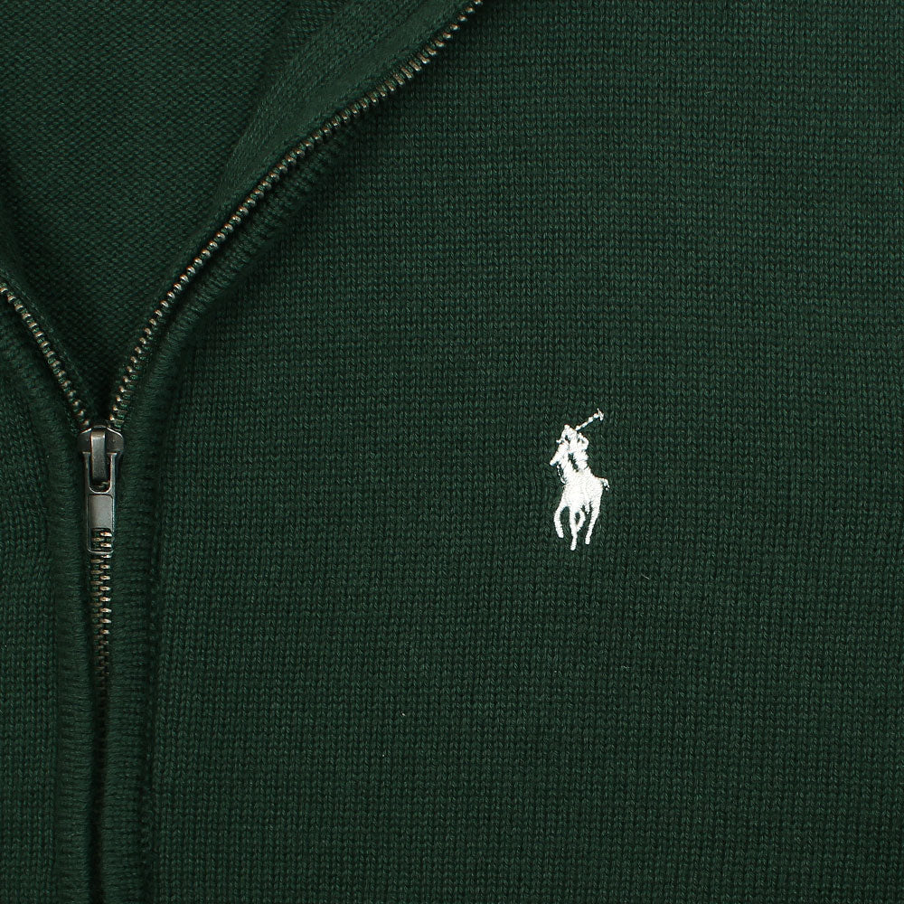 RL PREMIUM ANDOVER ZIPPER MEN DK GREEN