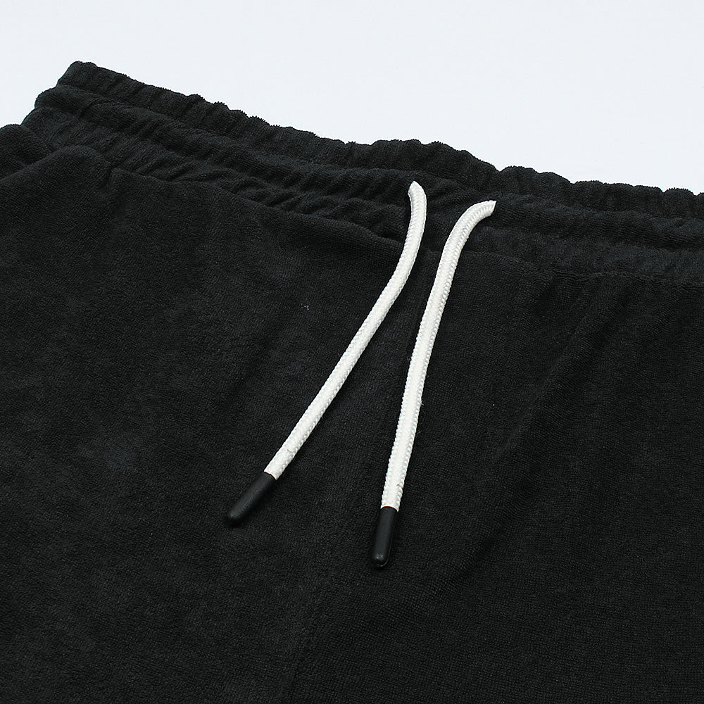 R-L MEN PREMIUM TERRY  SHORTS BLACK