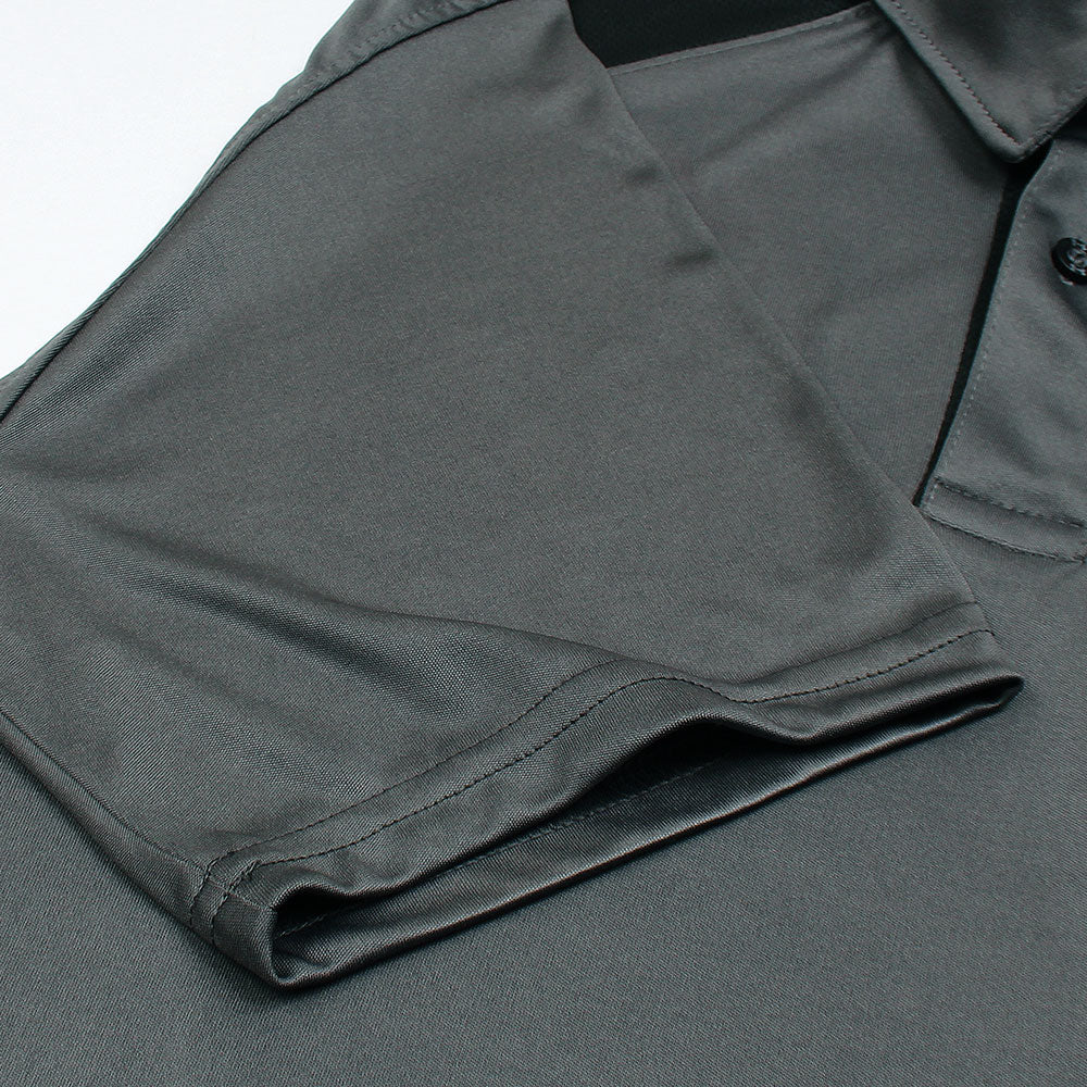 UA PREMIUM DRYFIT HEATGEAR POLO GREY