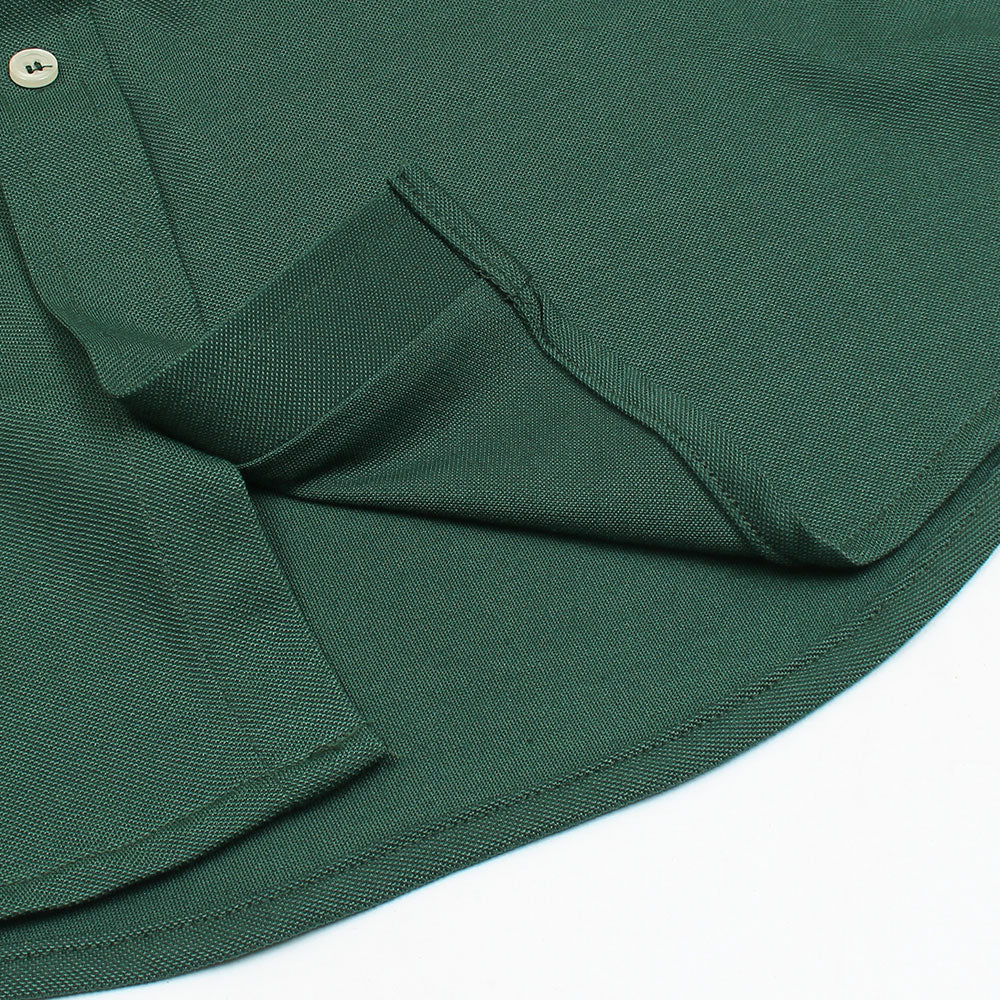 R-L MENS PREMIUM OXFORD BUTTON HALF SLEEVE DK GREEN