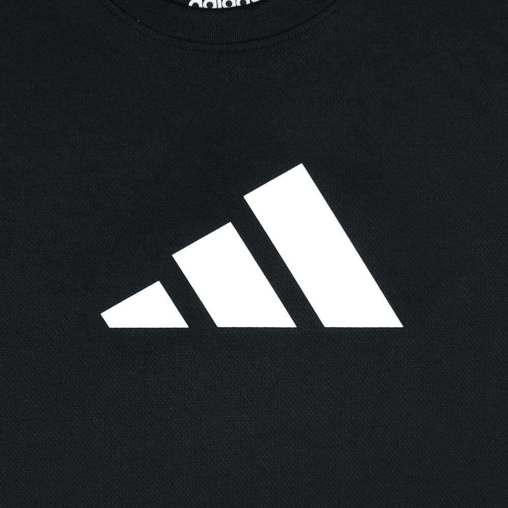 ADS MESH STRECHY T SHIRT BLACK