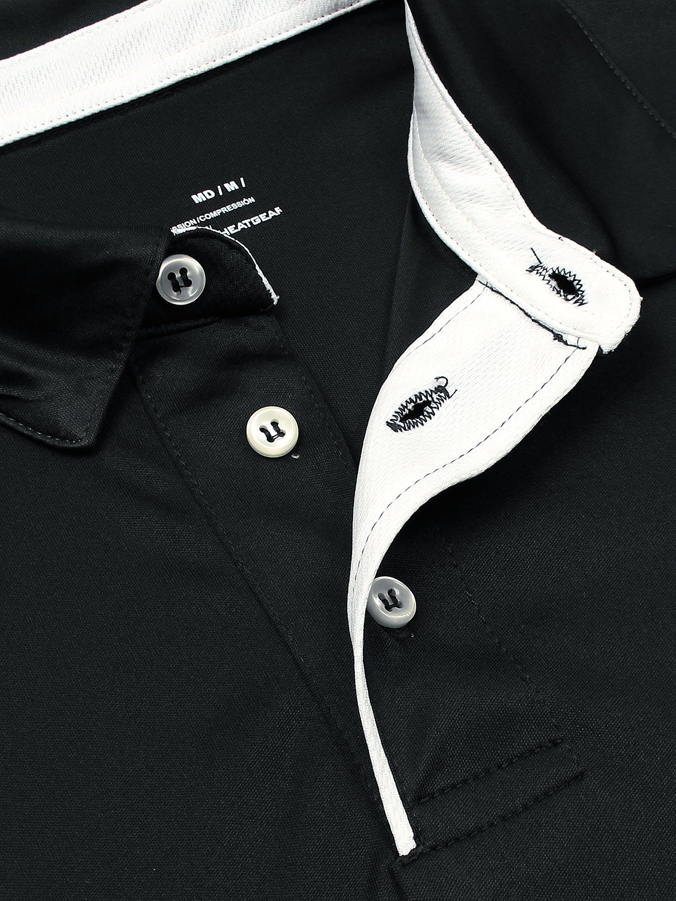 U-A PREMIUM DRY FIT POLO MEN BLACK