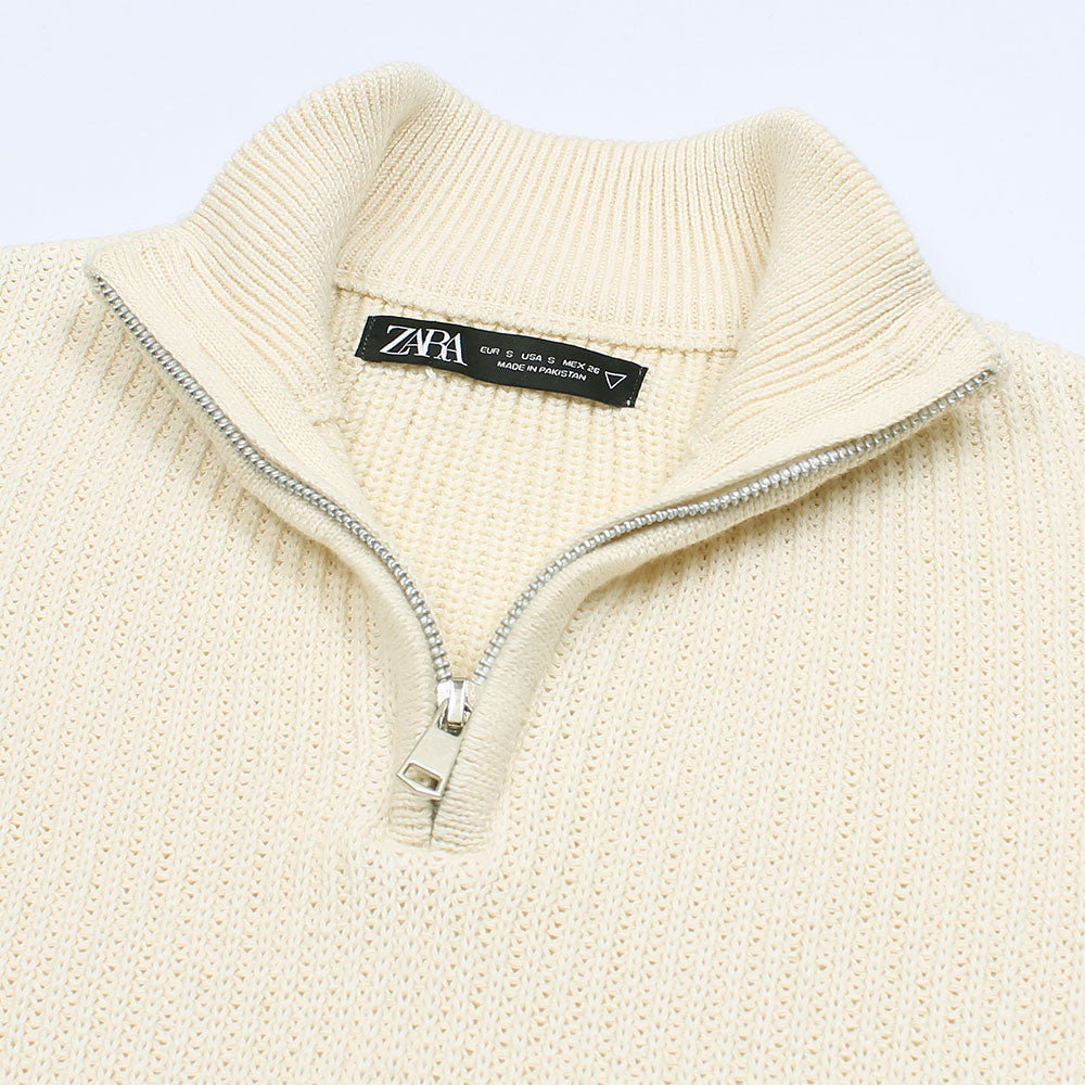 ZRA PREMIUM OXALANE KNIT JUMPER MARSHMALLOW-OFF-WHITE