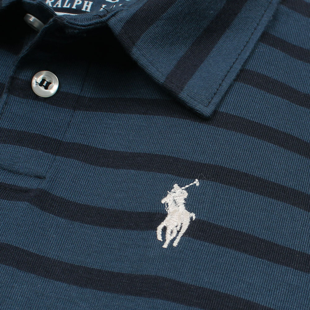 RL KIDS PREMIUM JUNIOR POLO DARK NEAVY LINES