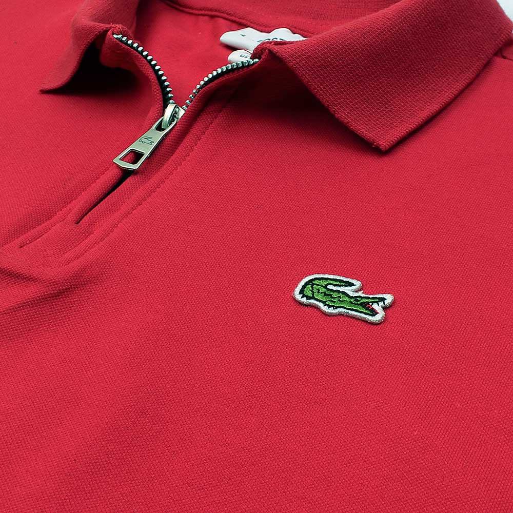 LCSTE PREMIUM MEN ZIPPER POLO RED