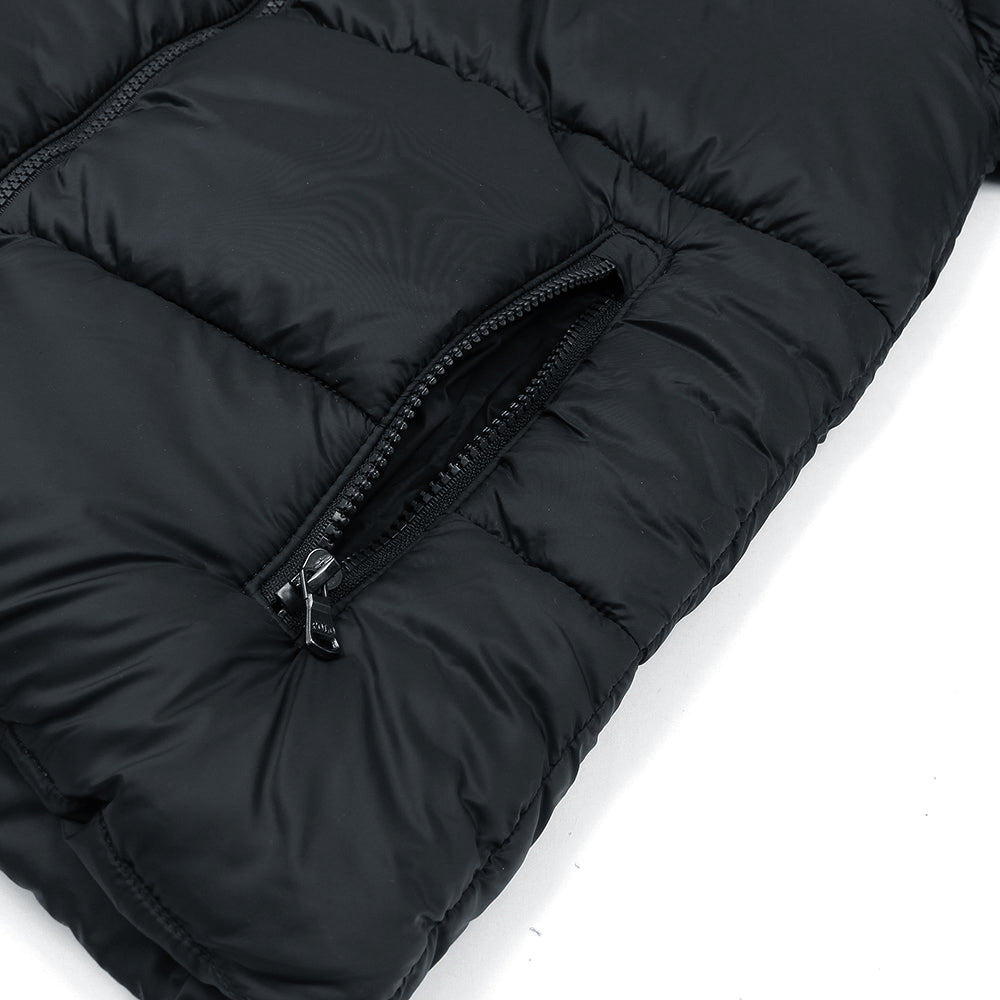 RL PREMIUM MEN DOWN HOODED PUFFER BLACK
