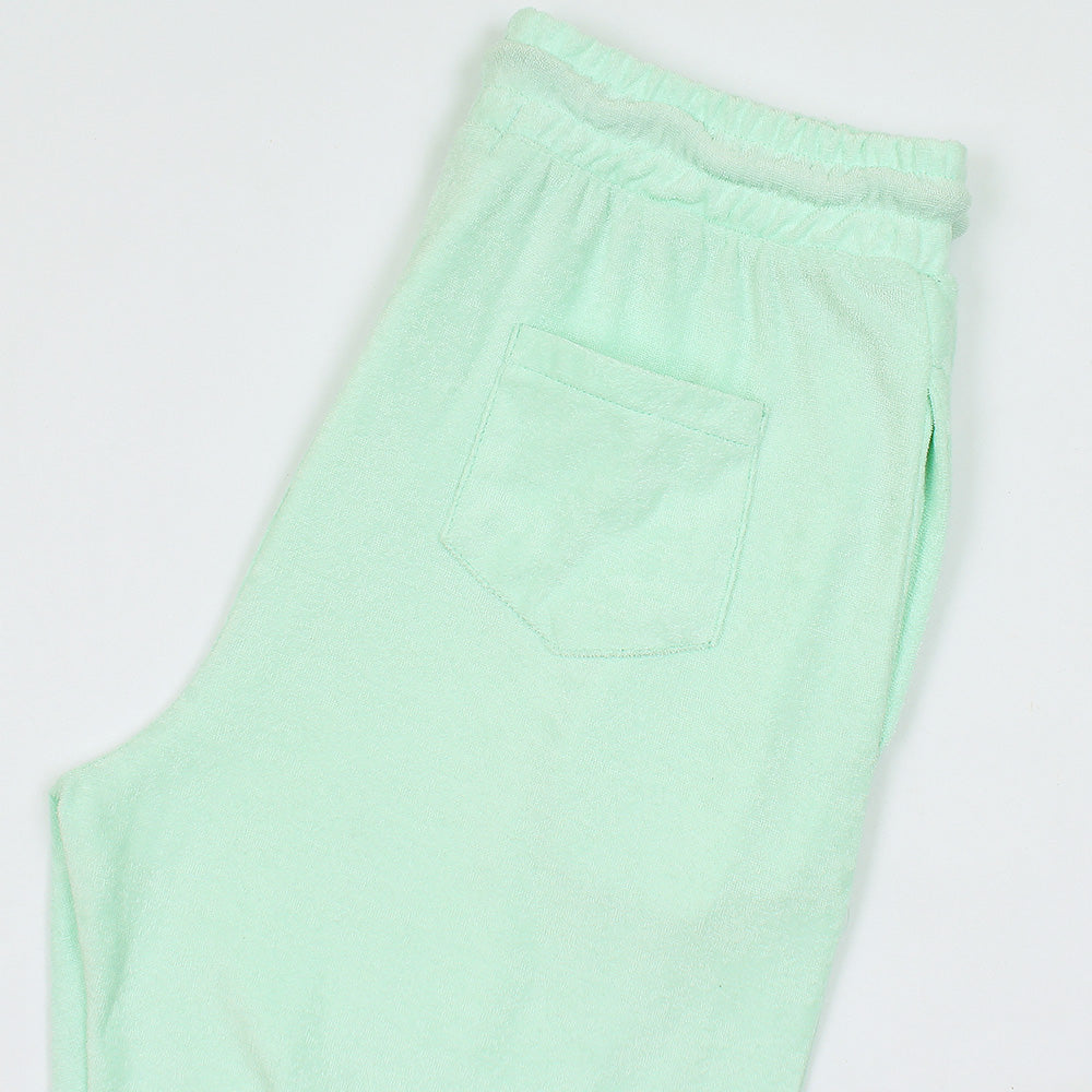 R-L MEN PREMIUM TERRY SHORTS SEAGREEN