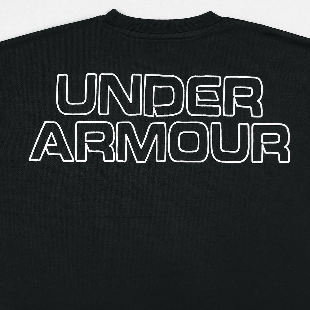 UA PREMIUM OVERSIZED HEATGUARD T SHIRT MEN BLACK