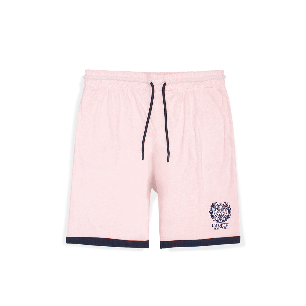 R-L MEN  PREMIUM TERRY  SHORTS PINK