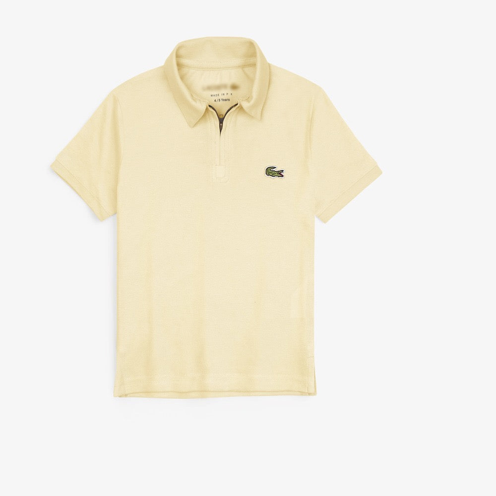 LCSTE PREMIUM KIDS ZIP POLO