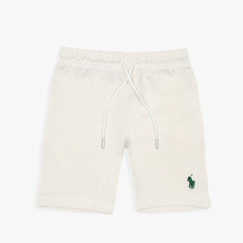 R-L PREMIUM KIDS STRIPE TWIN SET GREEN-WHITE