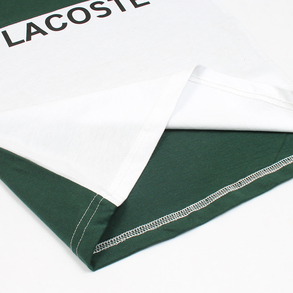 LCSTE PREMIUM COLOR BLOCK TWINSET GREEN-WHITE