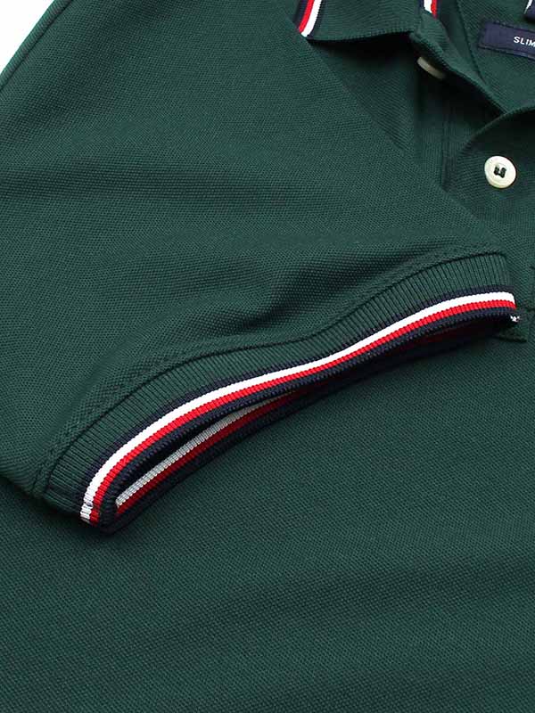 T-H PREMIUM TIPPING MEN POLO GREEN