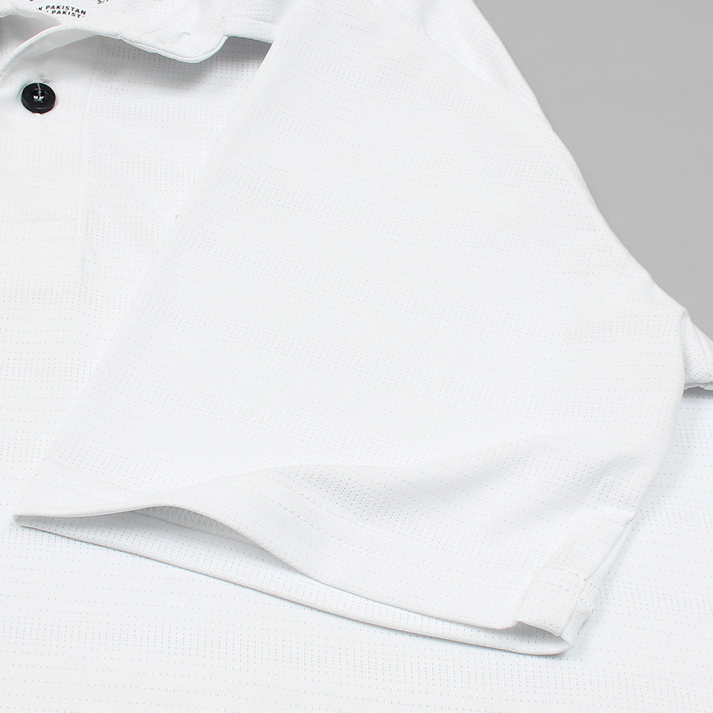 ADS IMPOTED BEEMESH CORE POLO PURE WHITE