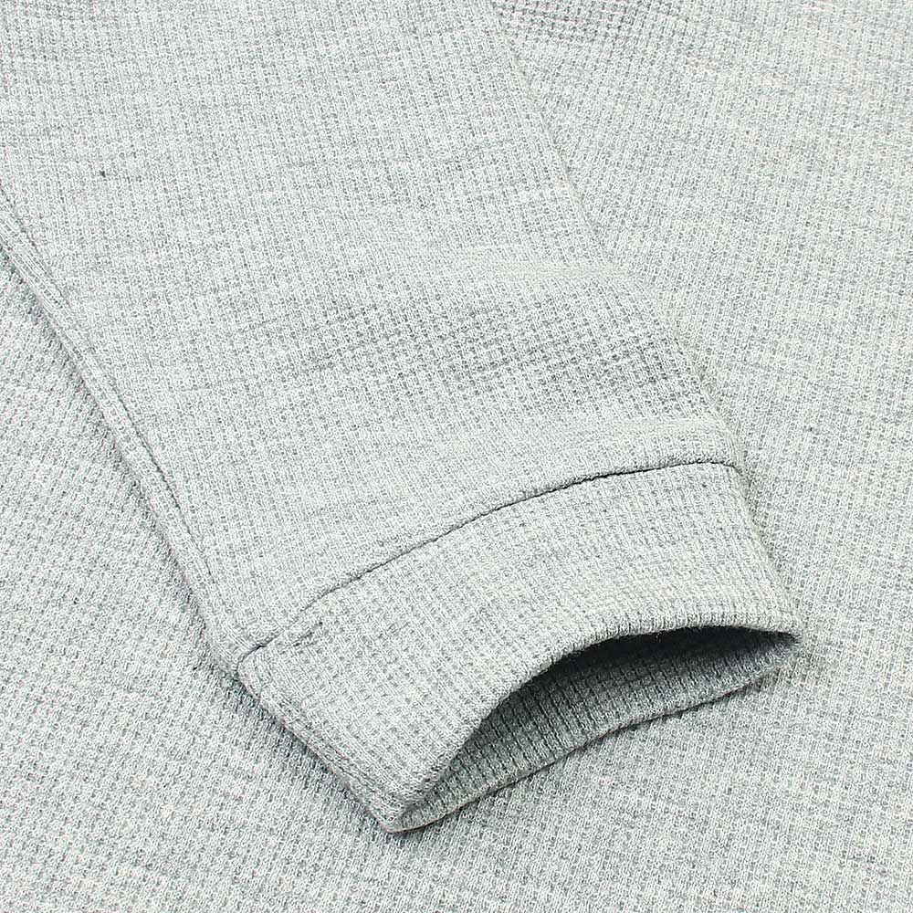 RLPH LURN PREMIUM KIDS THERMAL MOCK HEATHER GREY