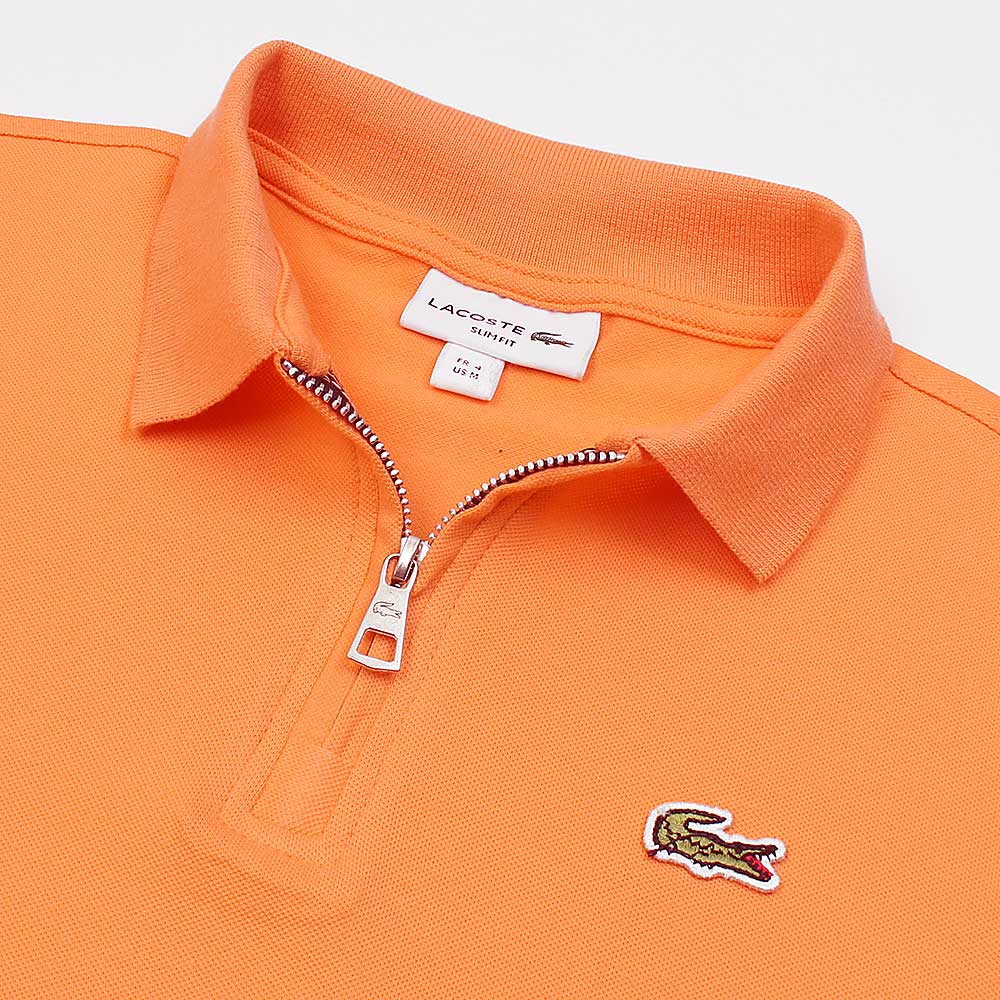 LCSTE PREMIUM MEN ZIPPER POLO ORANGE