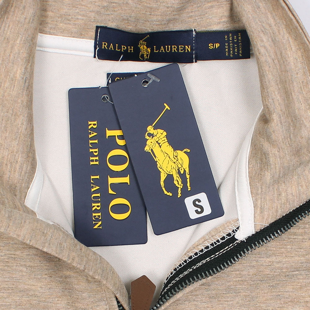 RL LUXURY QUATER ZIP PULLOVER SKIN