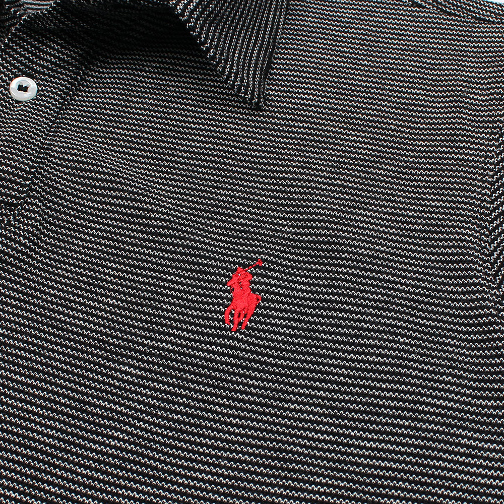 R-L PREMIUM FRANCISCO STRIPPER POLO DK W/B