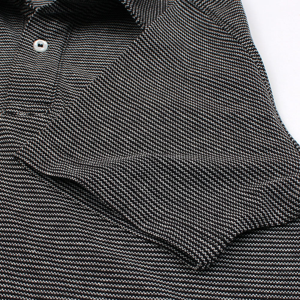 R-L PREMIUM FRANCISCO STRIPPER POLO DK W/B