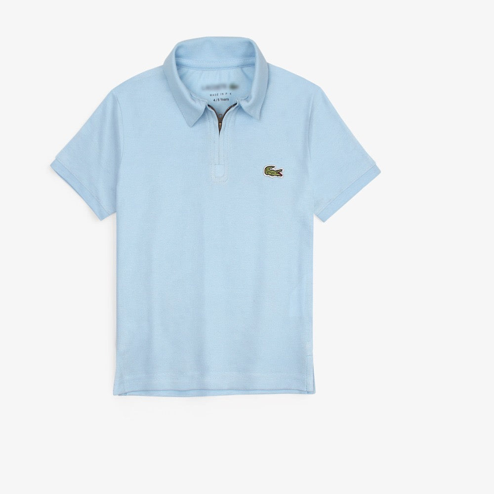 LCSTE PREMIUM KIDS ZIP POLO